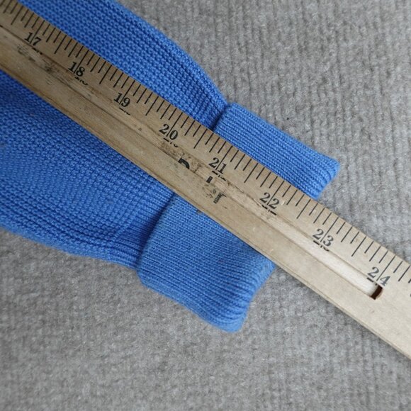 Tory Burch Womens Sweater Small Blue Tennis Mock Neck - Picture 14 of 15